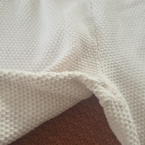 Free People Cream Knit Joggers Set Top And Bottoms Both MEDIUM - Picture 7 of 9